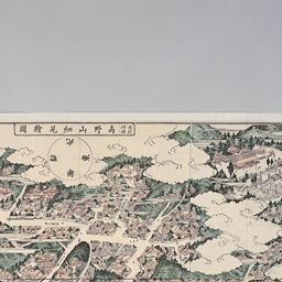 田中啓爾文庫貴重資料画像 再刻増補高野山細見絵圖 | 立正大学図書館