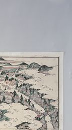 昔の絵 72*Z320)*絵画 陶板 陶磁器 磁彩画 桜島 広助 油絵 72*Z320