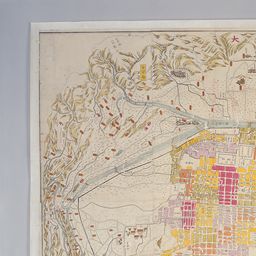 田中啓爾文庫貴重資料画像 京都区分一覧之圖 | 立正大学図書館