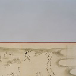 田中啓爾文庫貴重資料画像 長崎阿蘭陀船出島絵巻 11 畜豚殺牛